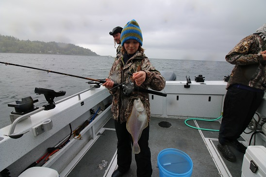 Boy Flounder Fishing